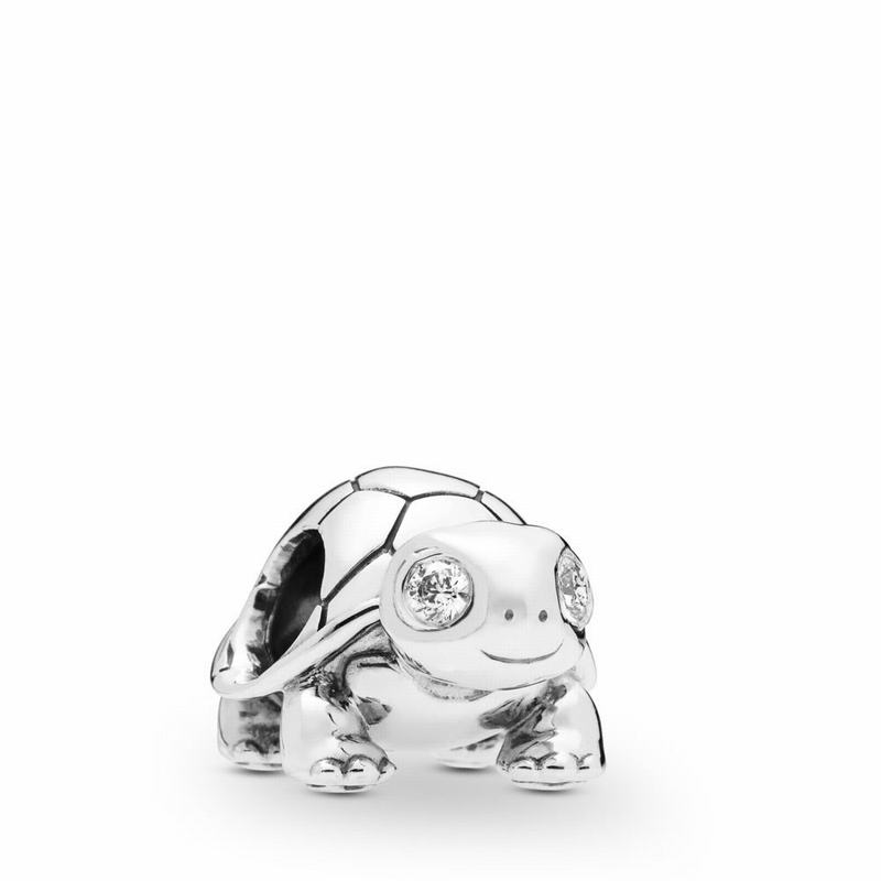 Pandora Bright-Eyed Turtle Charm NZ Sale, Sterling Silver (129753-TMH)